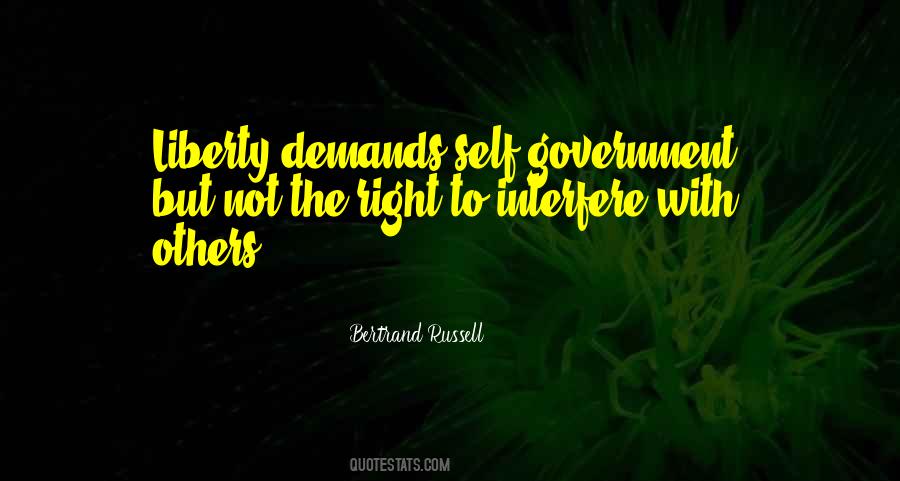 Self Government Quotes #693430