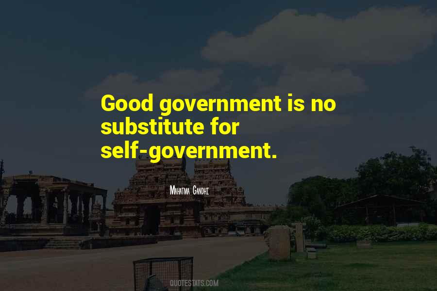 Self Government Quotes #94792