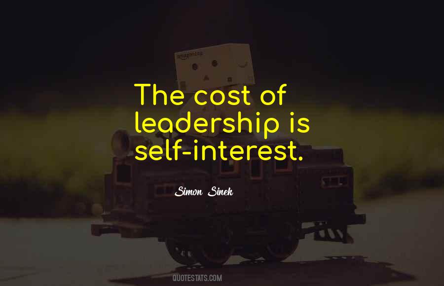 Self Interest Quotes #1362064