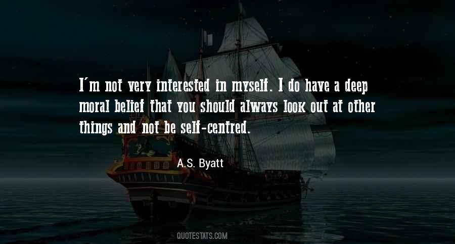 Self Interested Quotes #1130158