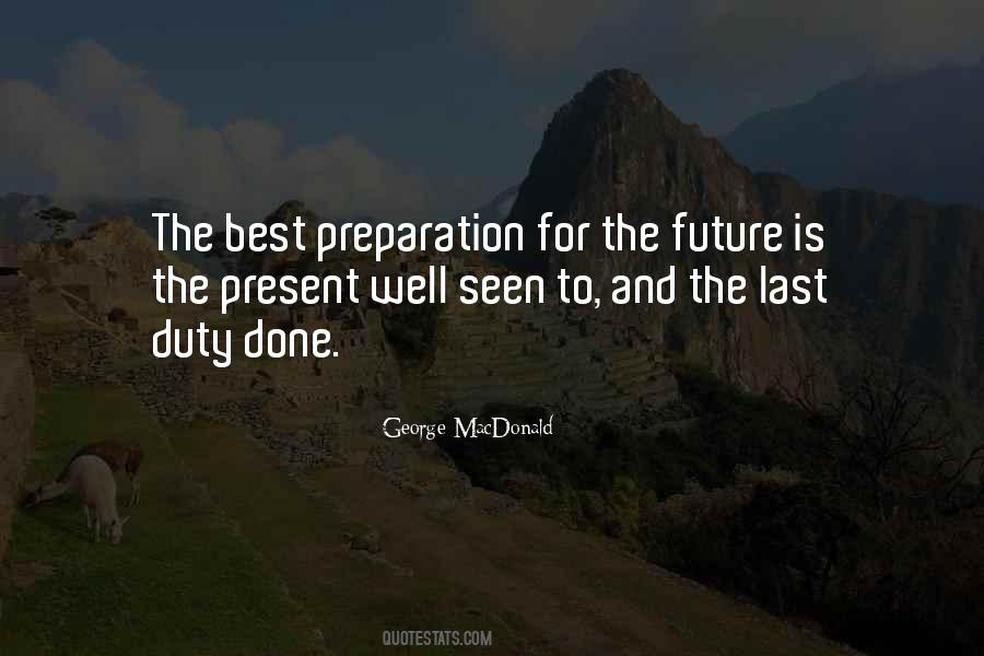 Self Preparation Quotes #28631
