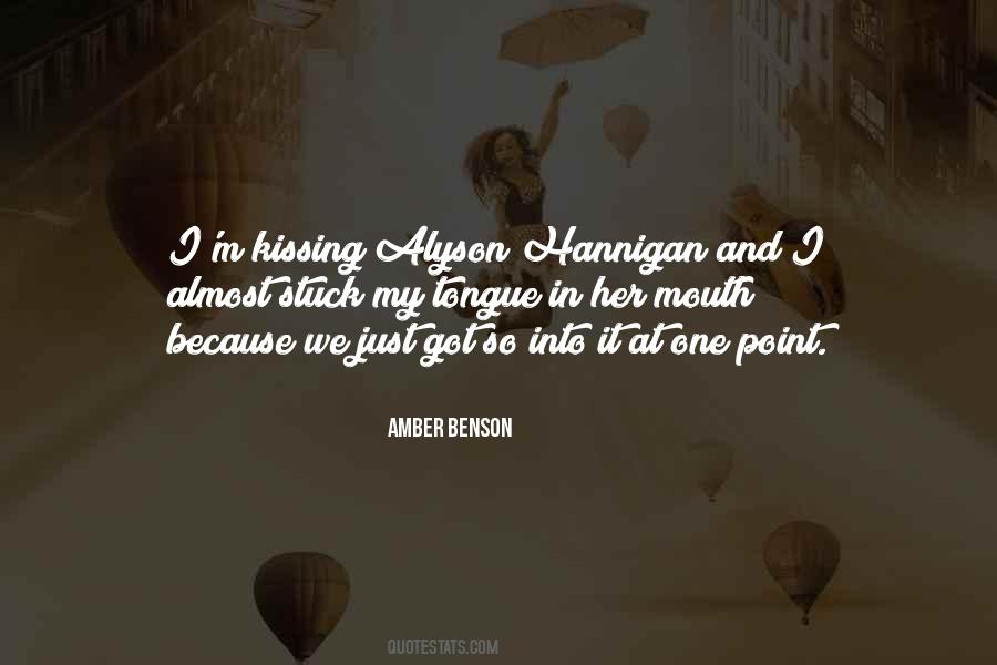 Quotes About Alyson #705346