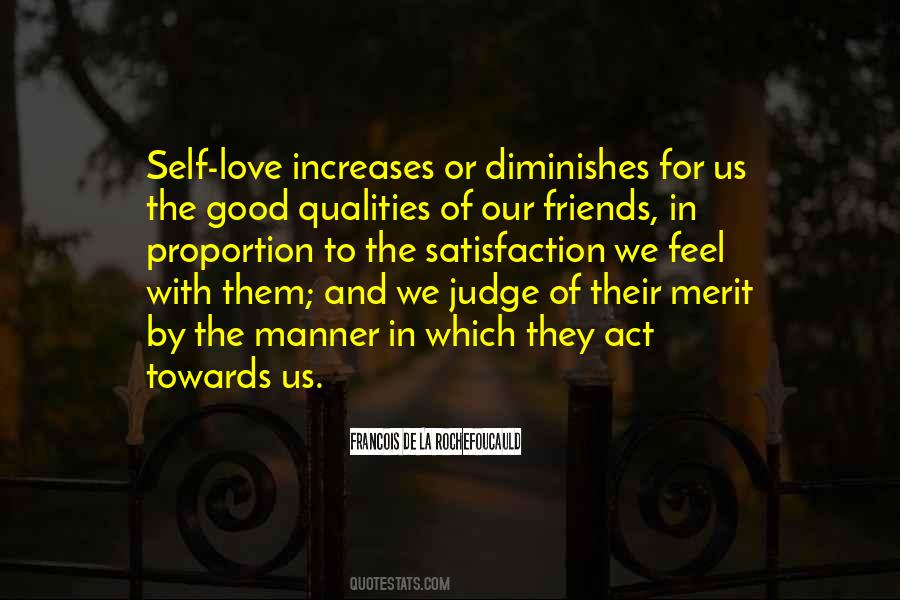 Self Qualities Quotes #597335