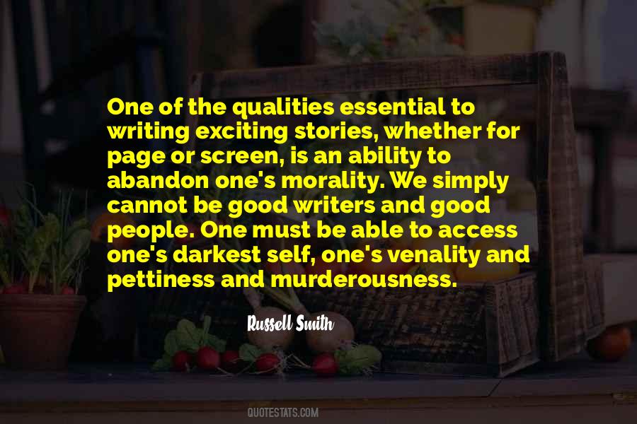 Self Qualities Quotes #656331