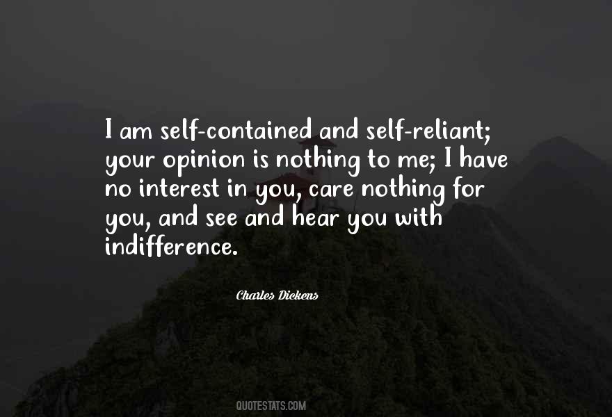 Self Reliant Quotes #1451458