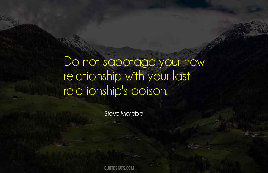 Self Sabotage Relationship Quotes #1055181