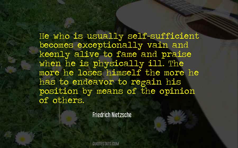 Self Sufficient Quotes #1021192