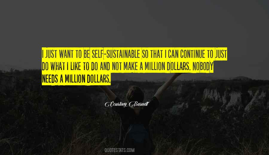 Self Sustainable Quotes #532009