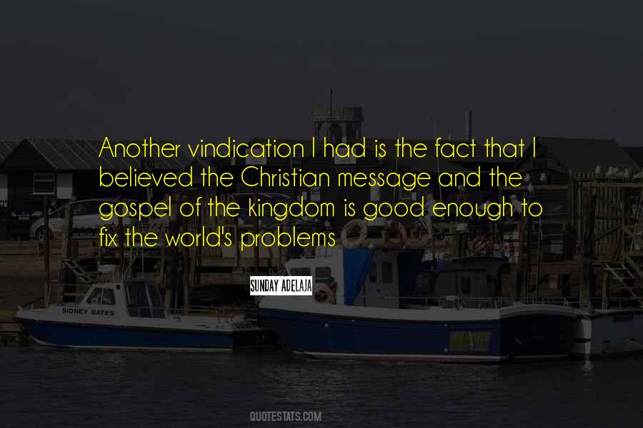 Self Vindication Quotes #1159742