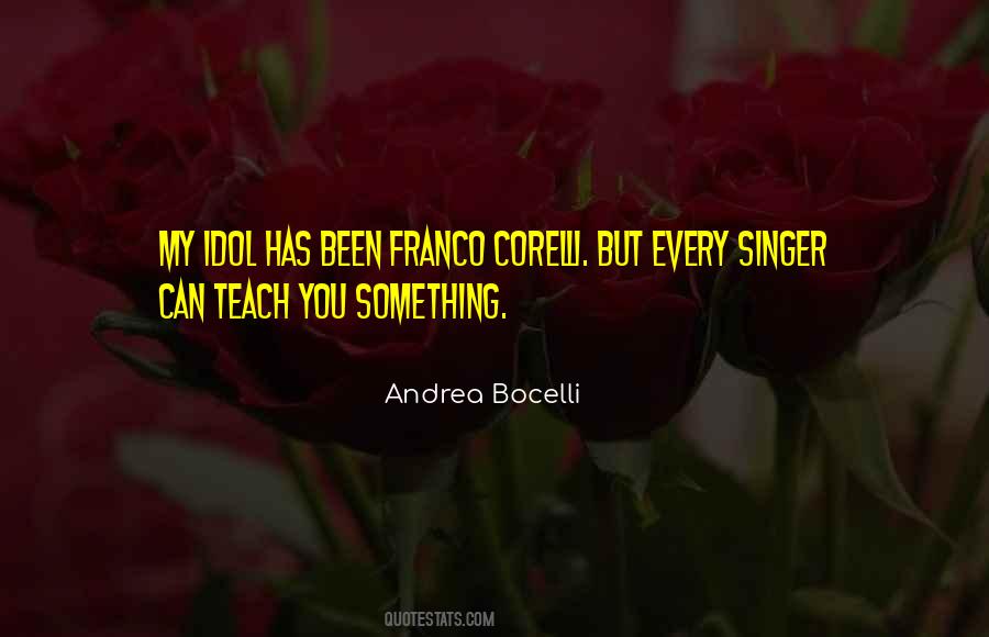 Quotes About Andrea Bocelli #933840