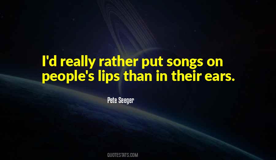 Quotes About Pete Seeger #721815