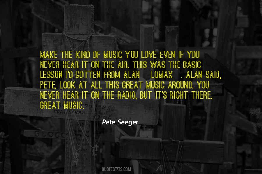 Quotes About Pete Seeger #845567