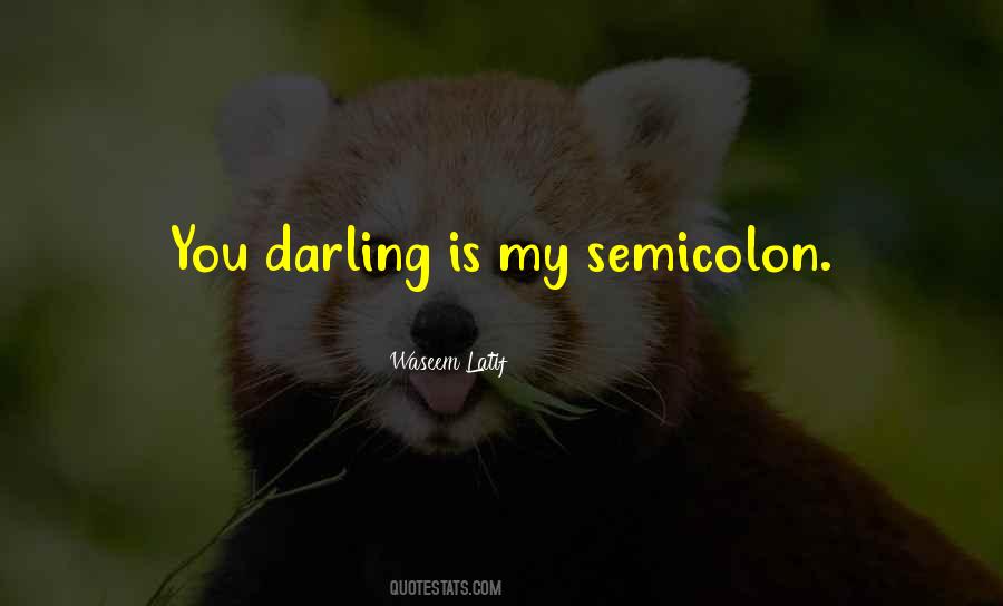 Semicolon Quotes #125072