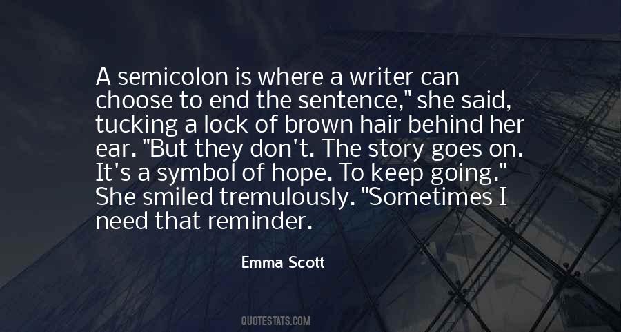 Semicolon Quotes #1778461