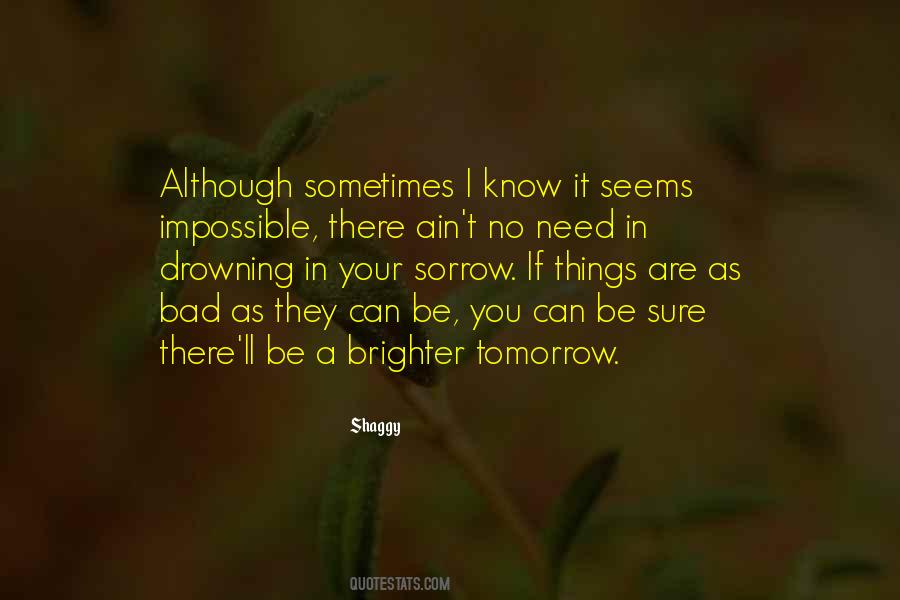 Quotes About A Brighter Tomorrow #1206389