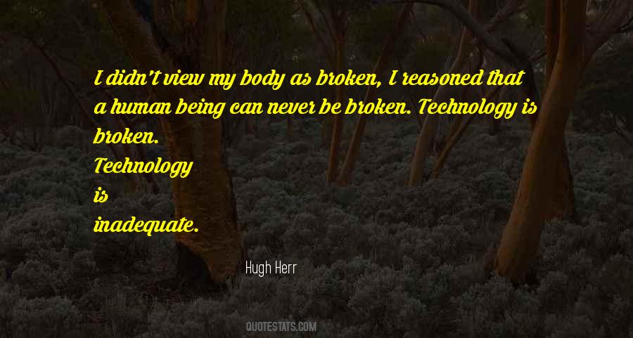 Quotes About A Broken Body #1612250