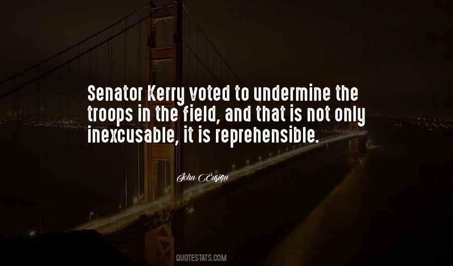 Senator John Kerry Quotes #675695