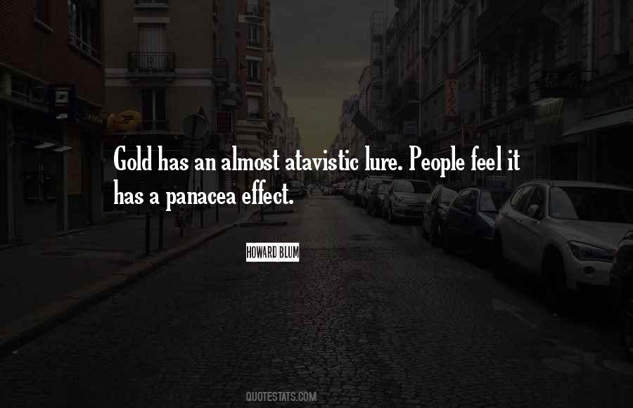 Quotes About Atavistic #1426759