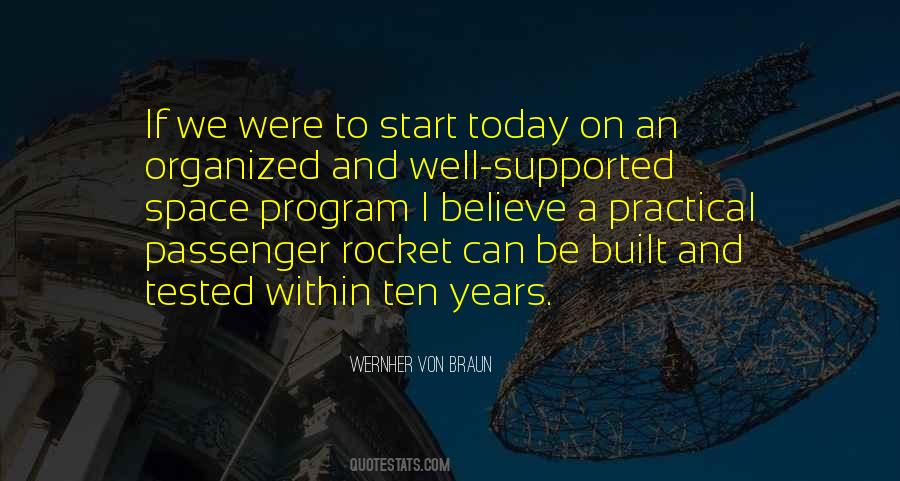 Quotes About Wernher Von Braun #765238