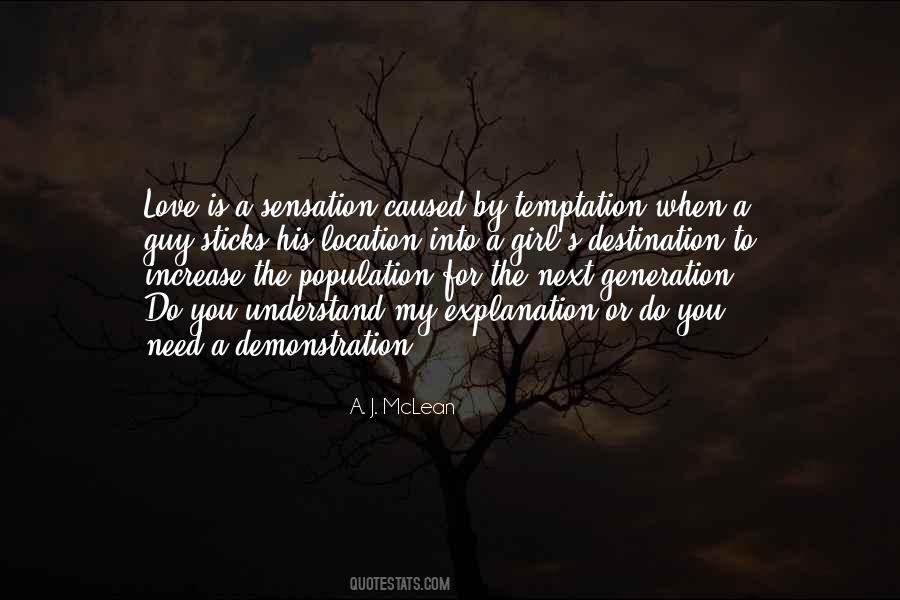 Sensation Love Quotes #359302