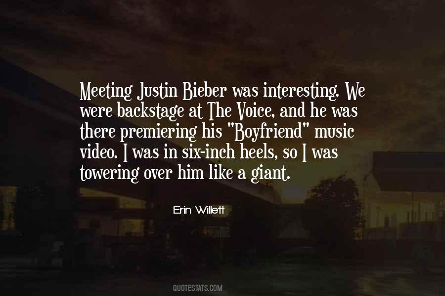 Quotes About Justin Bieber #101893