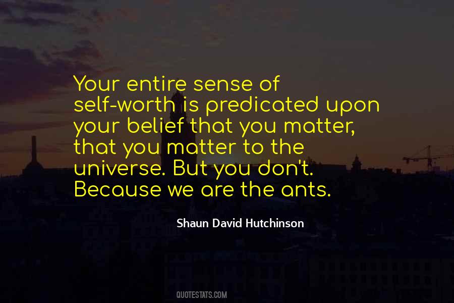 Sense Of Self Worth Quotes #585517