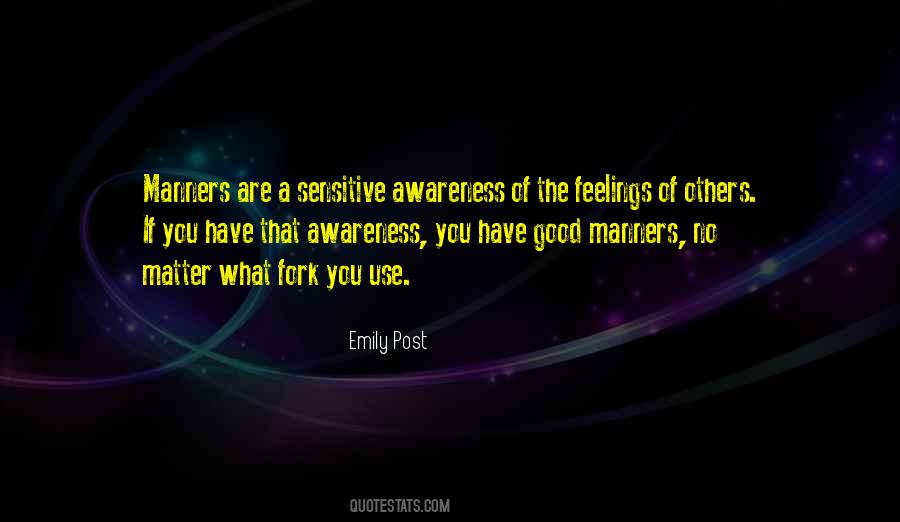 Sensitive To Others Feelings Quotes #150583