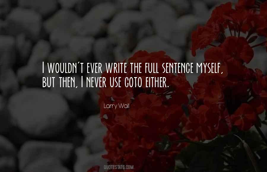 Sentence Quotes #87958 Sentence Quotes #87958