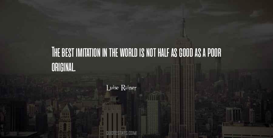 Quotes About Best Imitation #1580564