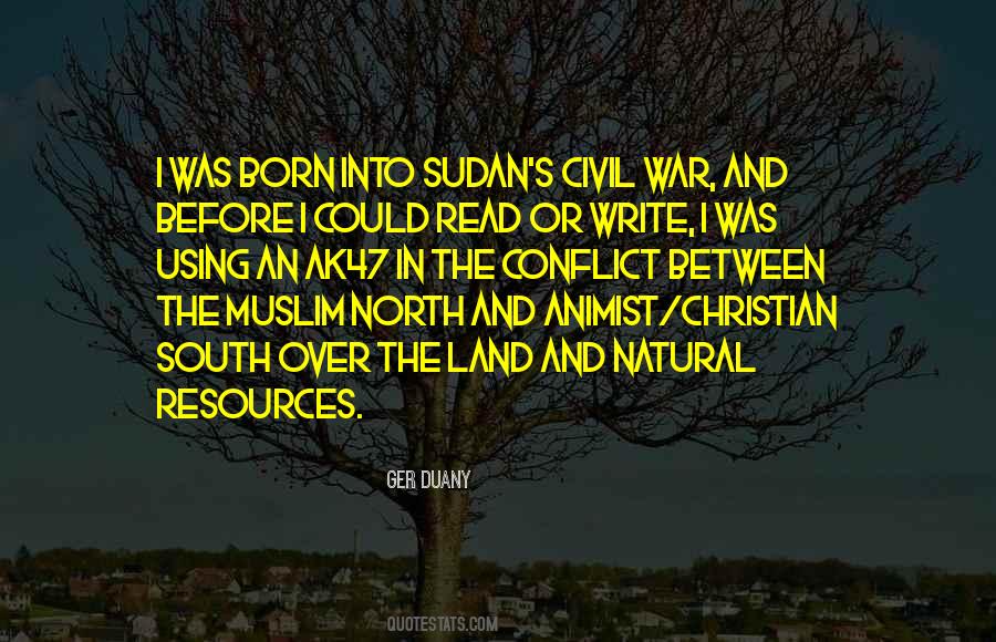 Quotes About Sudan War #824647