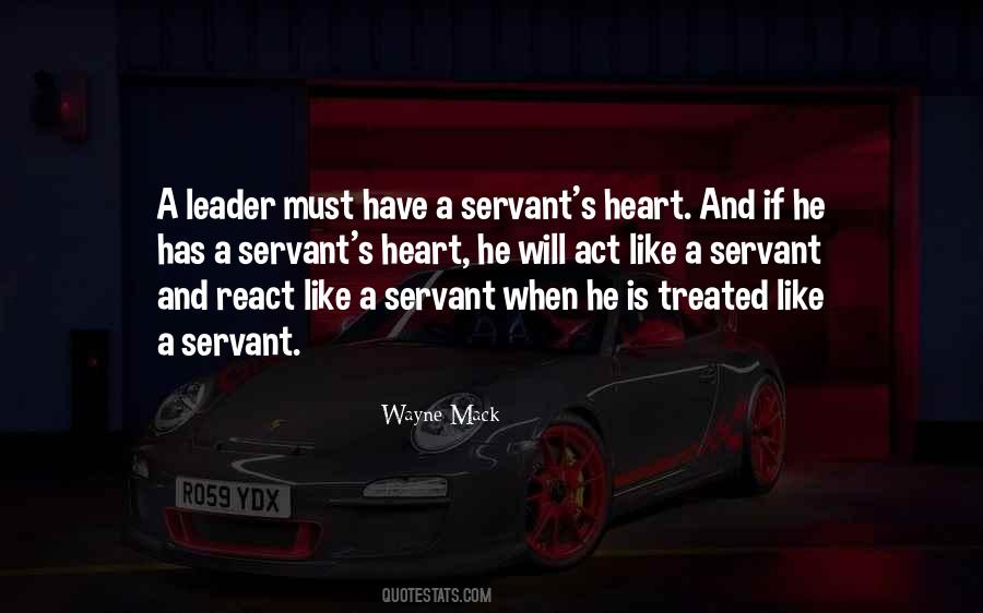 Servant's Heart Quotes #437770