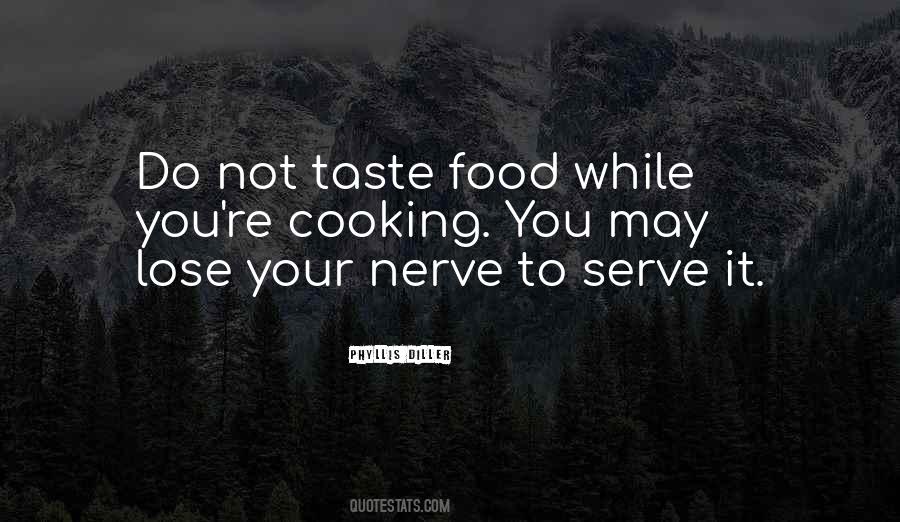 Serve Food Quotes #1284657