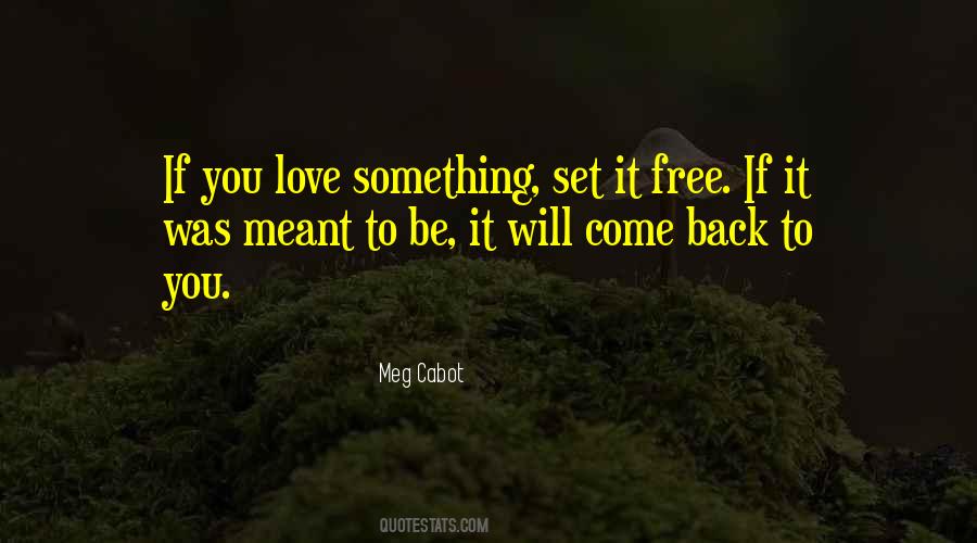 Set Something Free Quotes #1168294