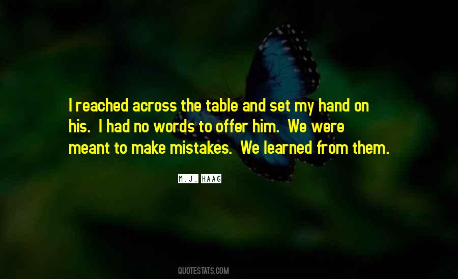 Set The Table Quotes #1263515