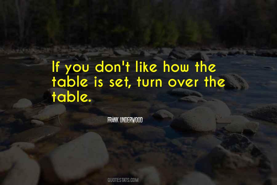 Set The Table Quotes #1668753