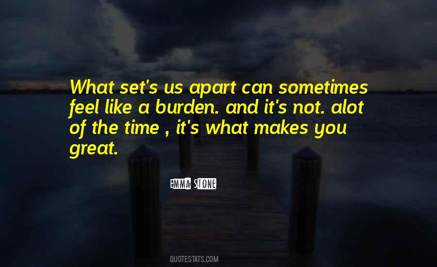 Set You Apart Quotes #1860188