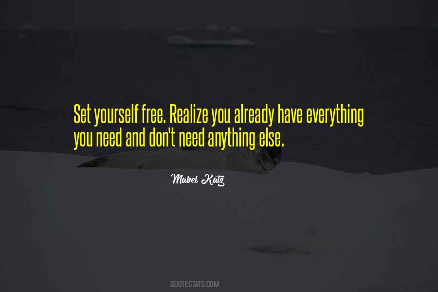 Set Yourself Free Quotes #129036