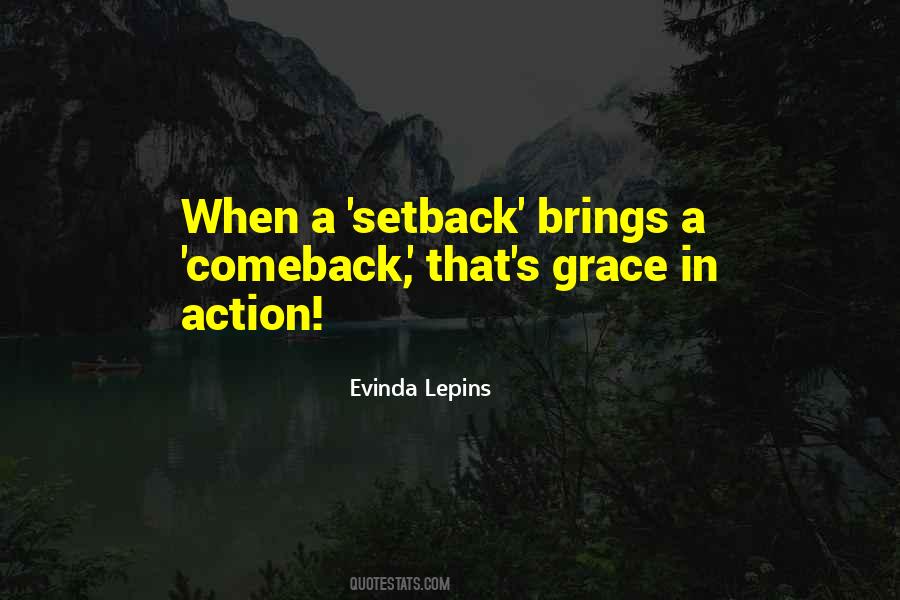 Setback Comeback Quotes #1828684