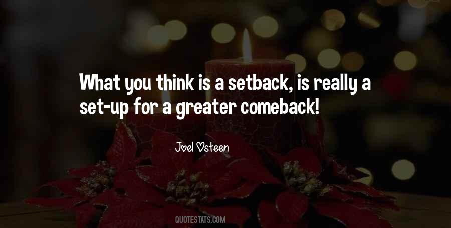 Setback Quotes #247670