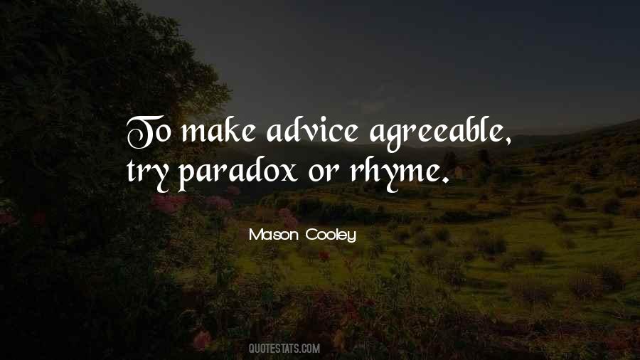 Quotes About Paradox #1331756