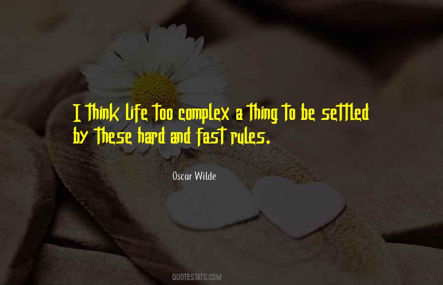 Settled Life Quotes #1644800