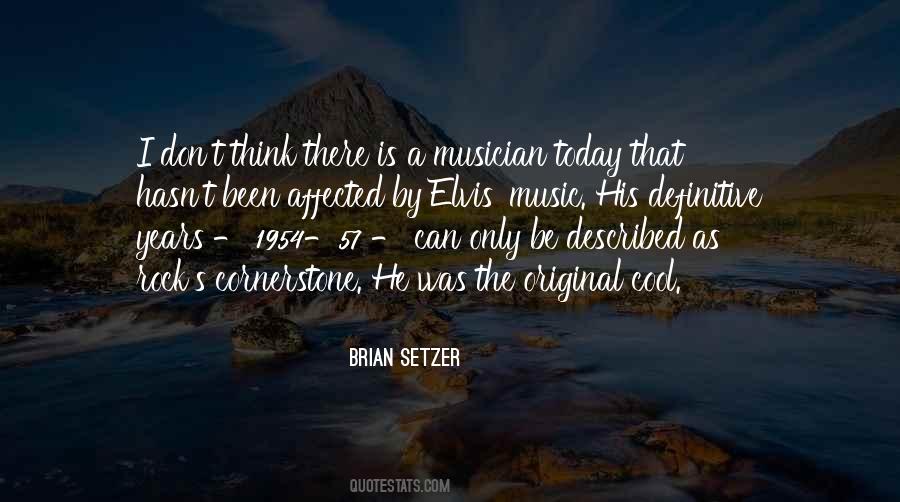Setzer Quotes #524796 Setzer Quotes #524796