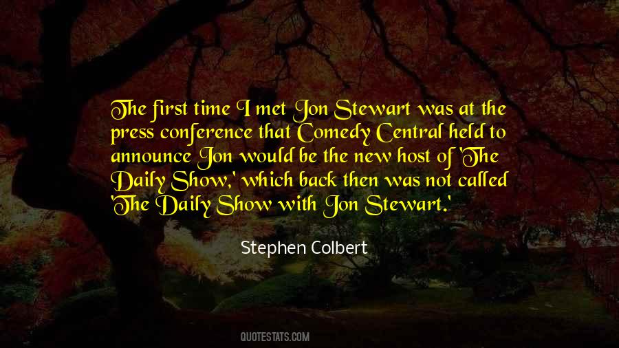 Quotes About Jon Stewart #1002607