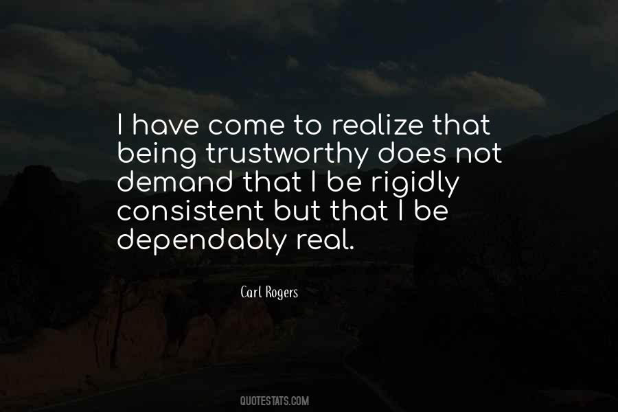 Quotes About Being Trustworthy #1096232