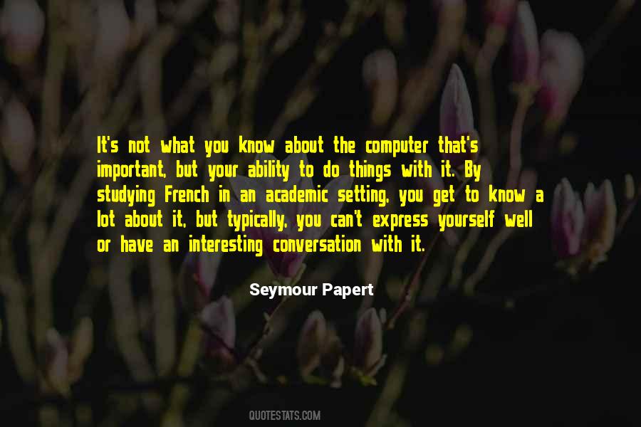 Seymour Quotes #222088