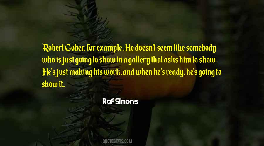Quotes About Raf Simons #1684159