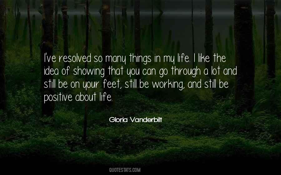 Quotes About Gloria Vanderbilt #1410894