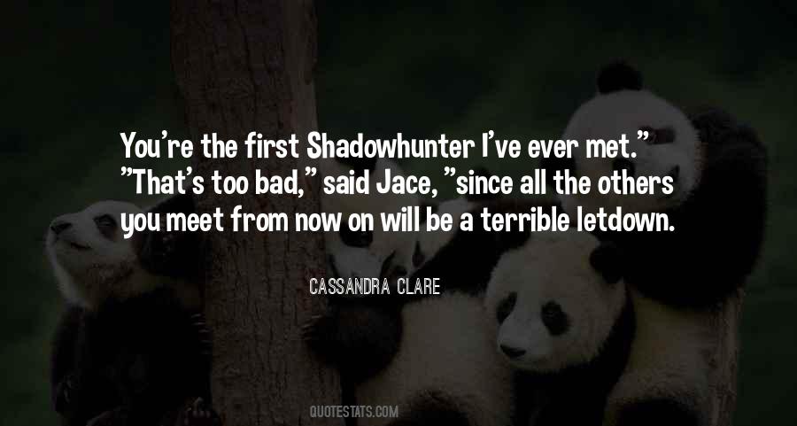 Shadowhunter Quotes #298772