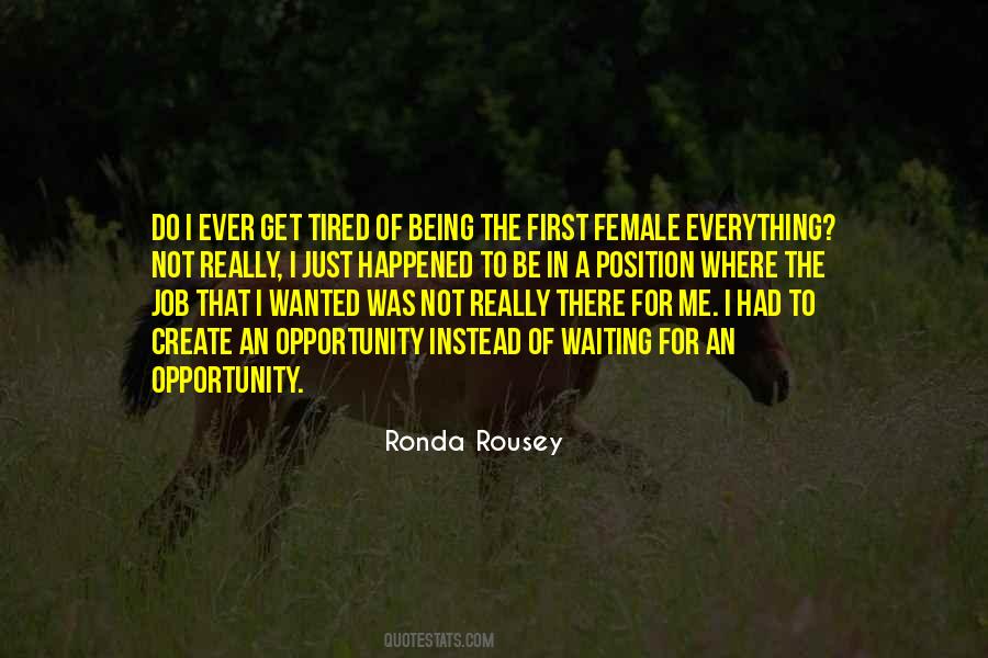 Quotes About Ronda Rousey #678933