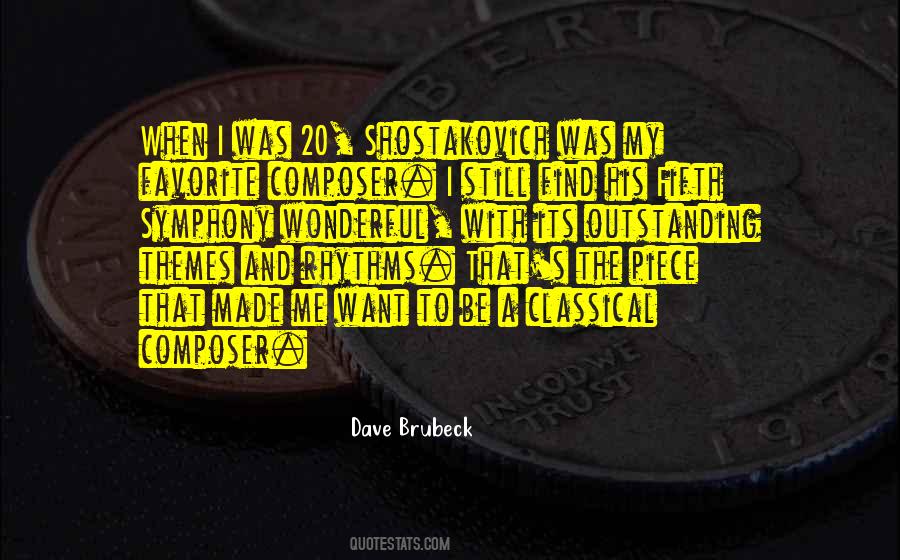 Quotes About Dave Brubeck #707215